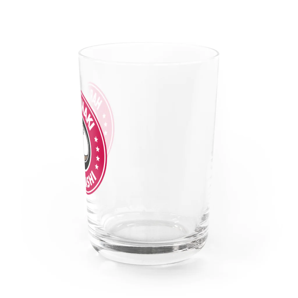 ken_ikedaの腹巻きアザラシ君(赤) Water Glass :right