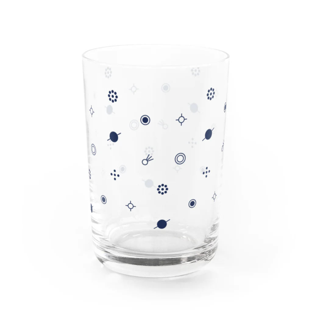 epistulaの天文学記号グラス -Navy- Water Glass :right