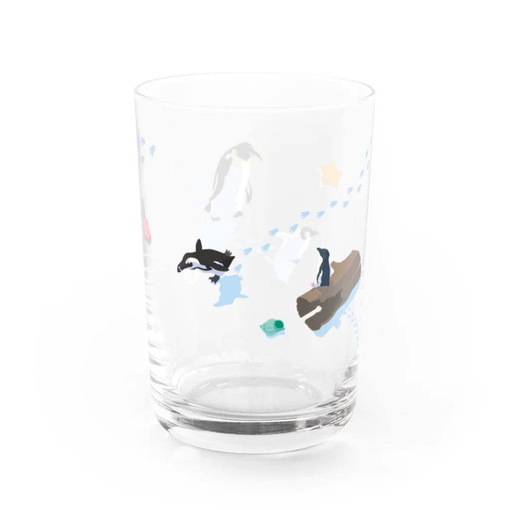 立体工房のペンギンビーチ Water Glass :right