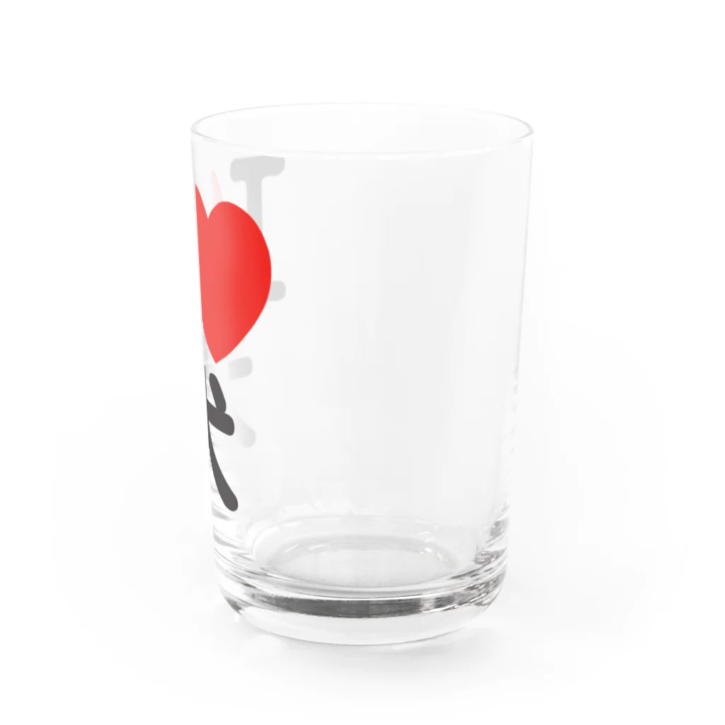 I LOVE SHOPのI LOVE 犬 Water Glass :right