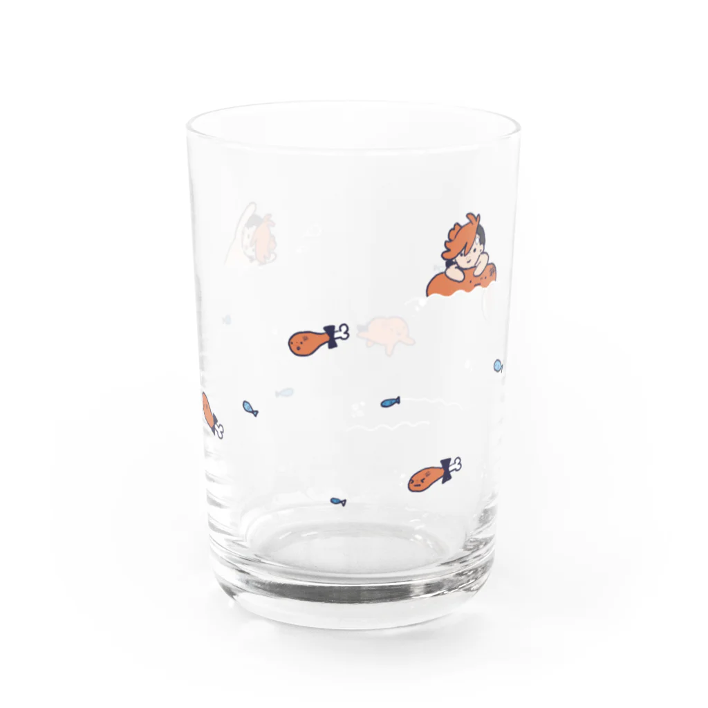 一塊ニクのすいすい一塊 Water Glass :right