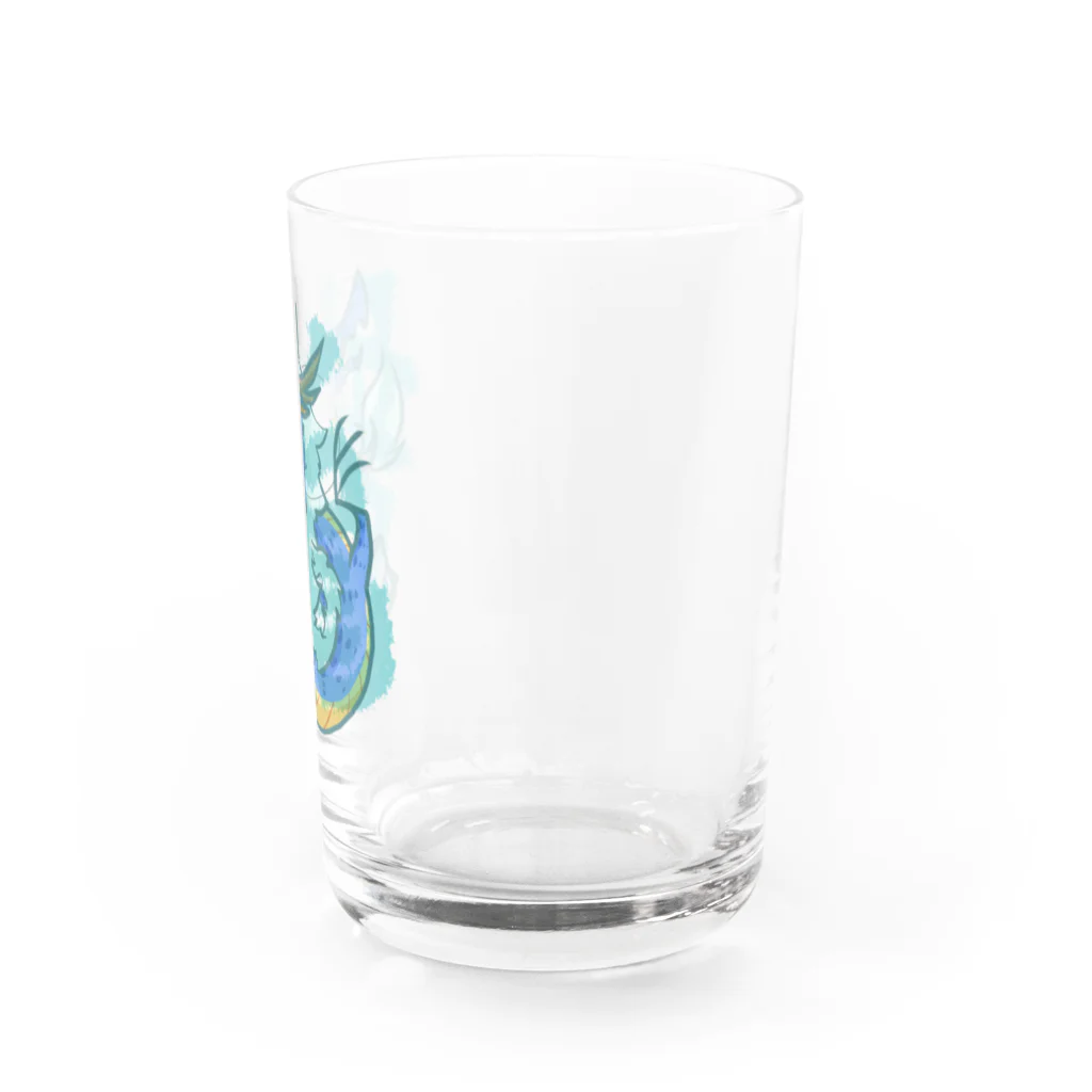 しらのぎつねの涼やか青龍 Water Glass :right