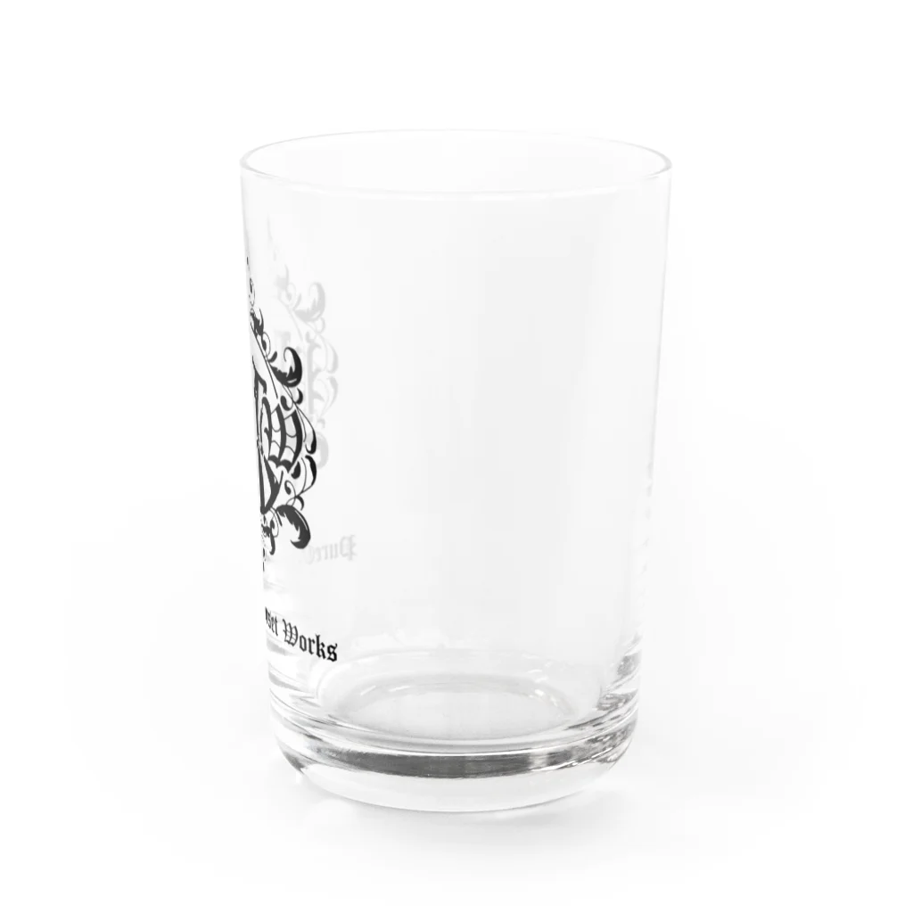 ピュアワン コルセット ワークスのメインロゴ柄 Water Glass :right