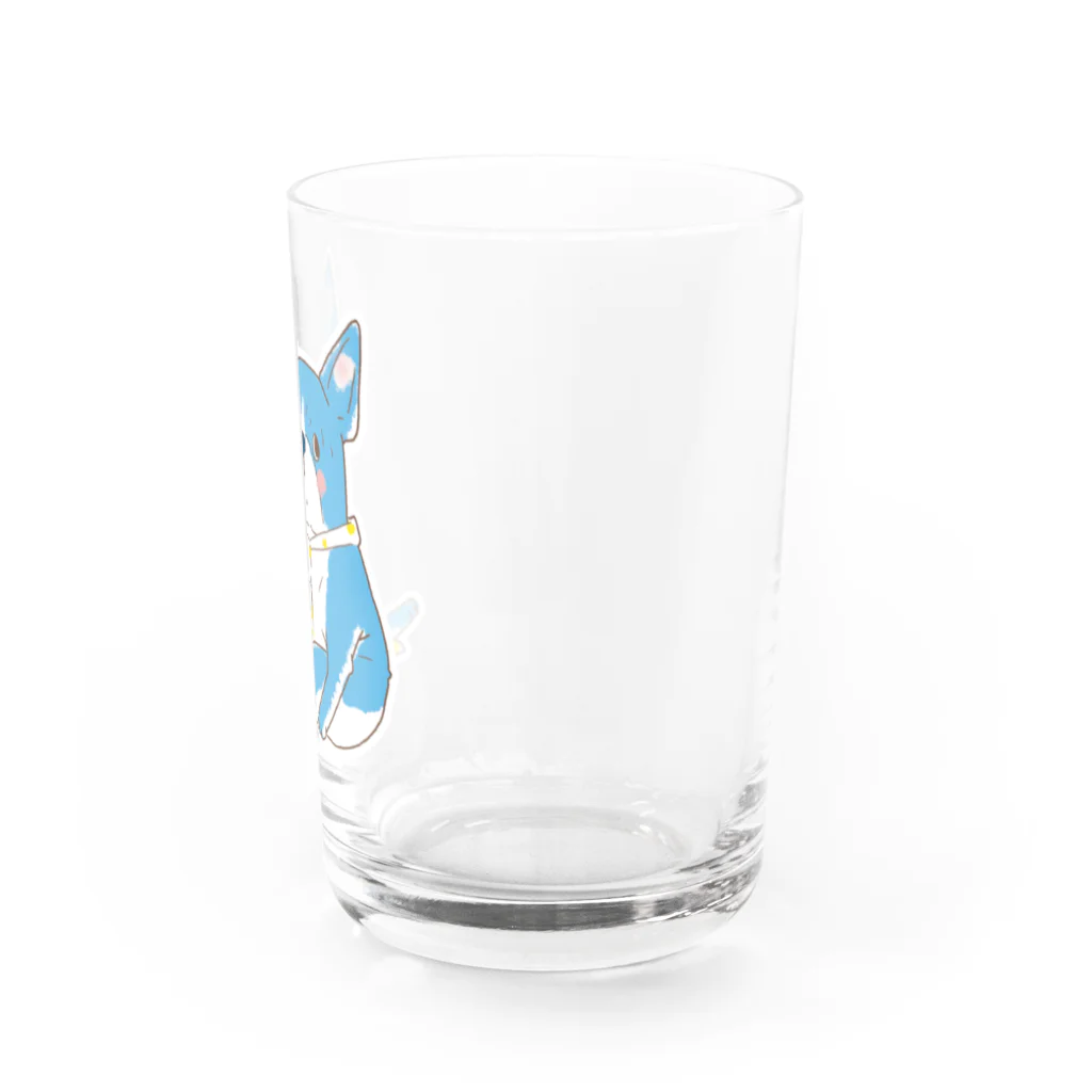 陽辻堂のボストンテリア Water Glass :right