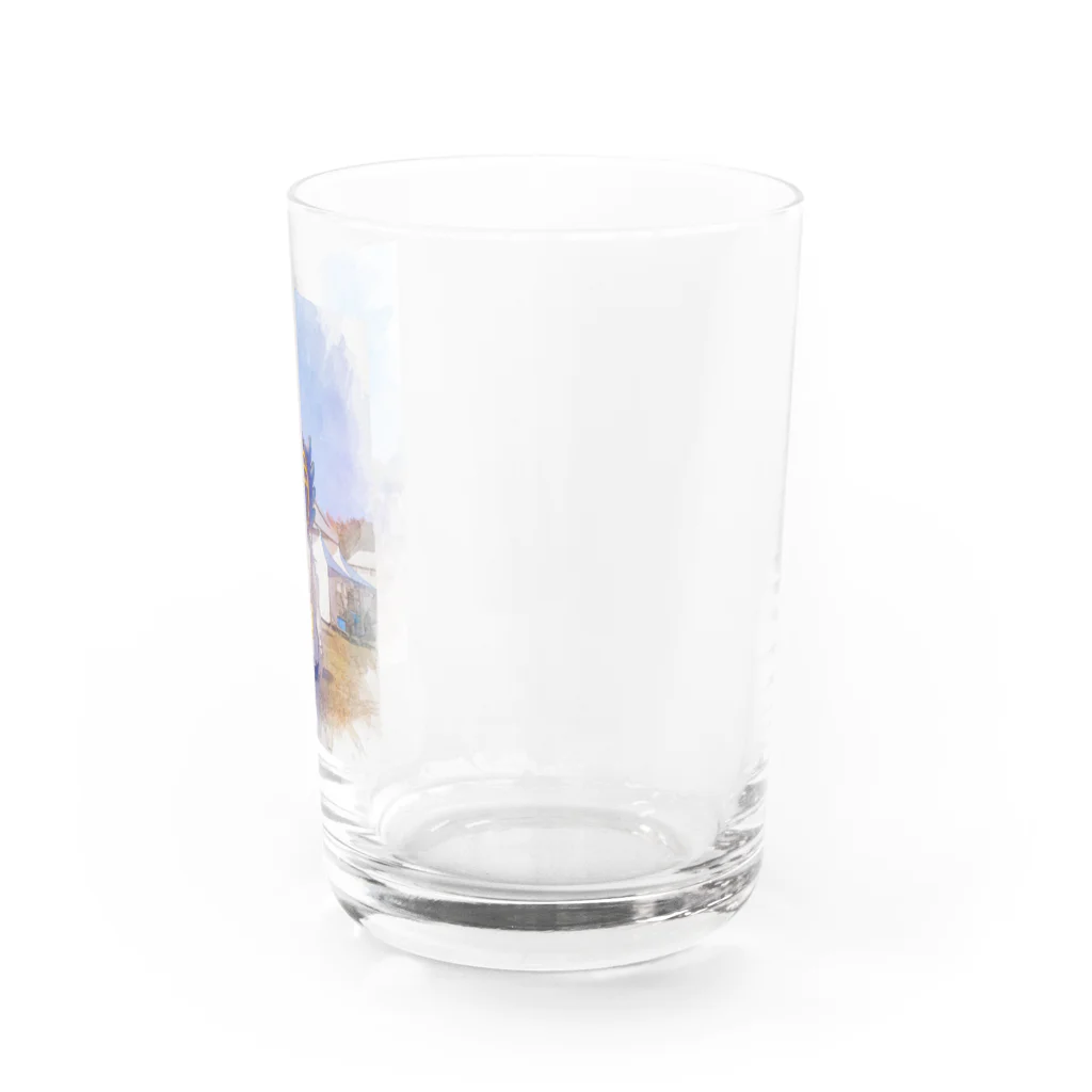 カモ虎HOUSEの思い出の課長グラス Water Glass :right