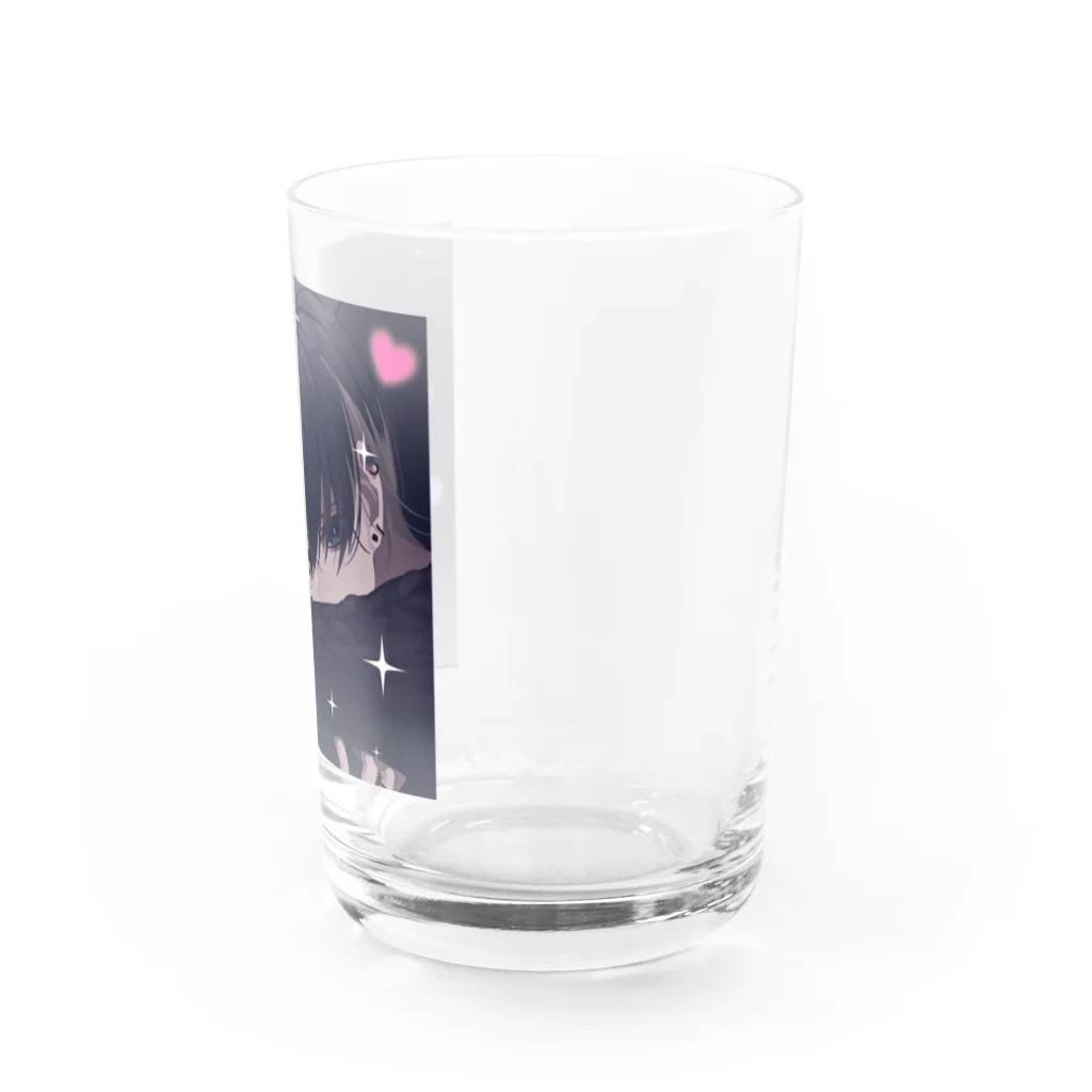 如月 蓮の各3点限定黒髪澪グッズです！ Water Glass :right