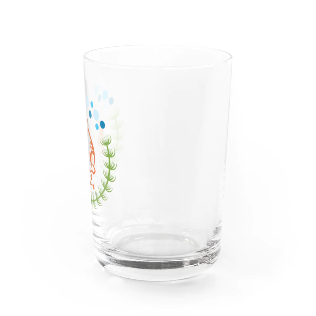 SAYACOのぴんぽんぱーる　水草モチーフ Water Glass :right