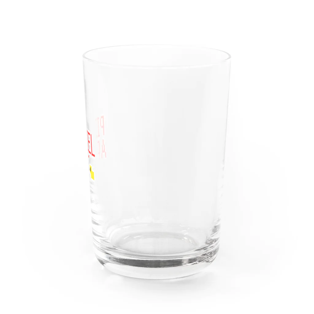 ゴリのpixelart(ひよこ) Water Glass :right