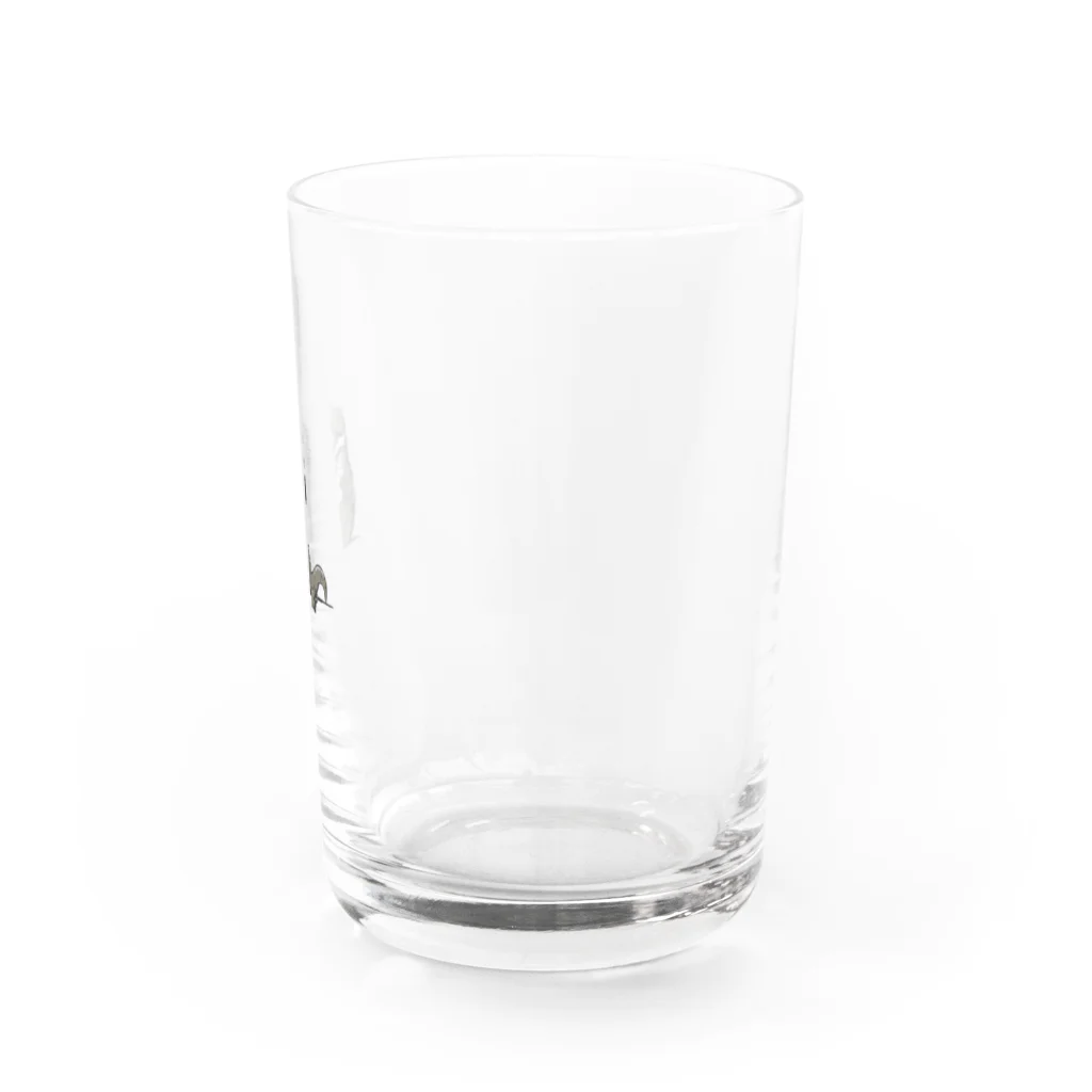 HeyHey Marketのなにかを飲んでる恐竜 Water Glass :right