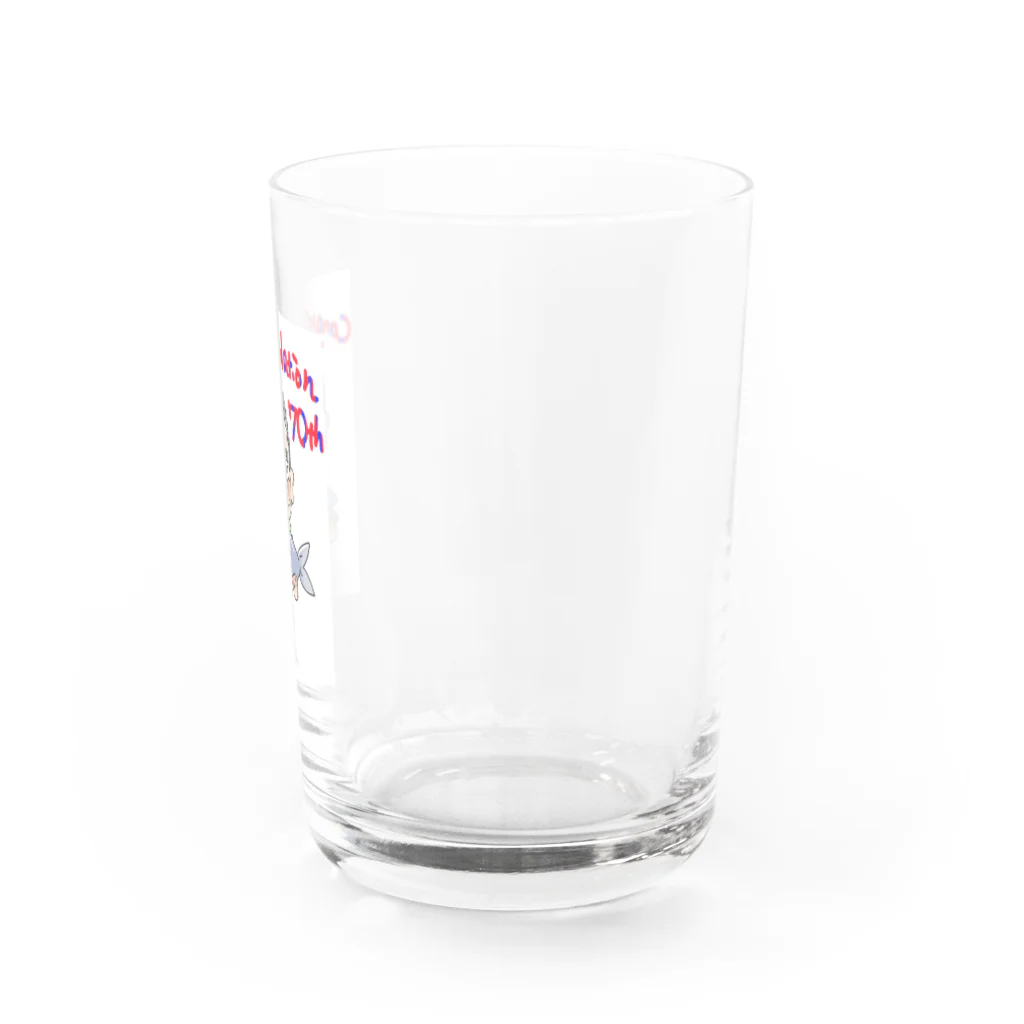 とけてるとりのじじ Water Glass :right