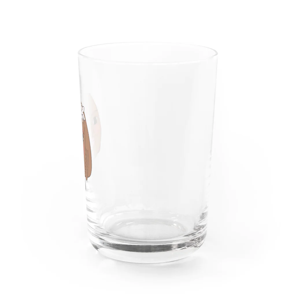 青空のコーヒー豆くん Water Glass :right