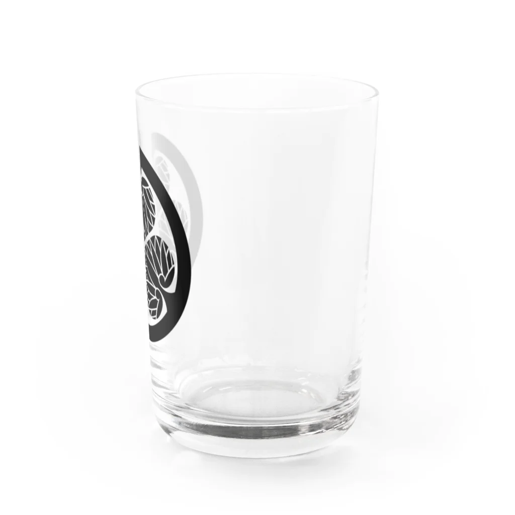 みたらし商店🍡の家紋シリーズ【葵】 Water Glass :right