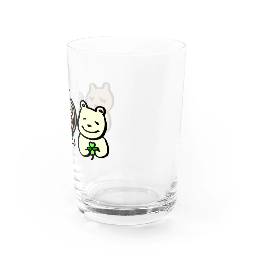 もののけCo.のくまくまファミリー Water Glass :right