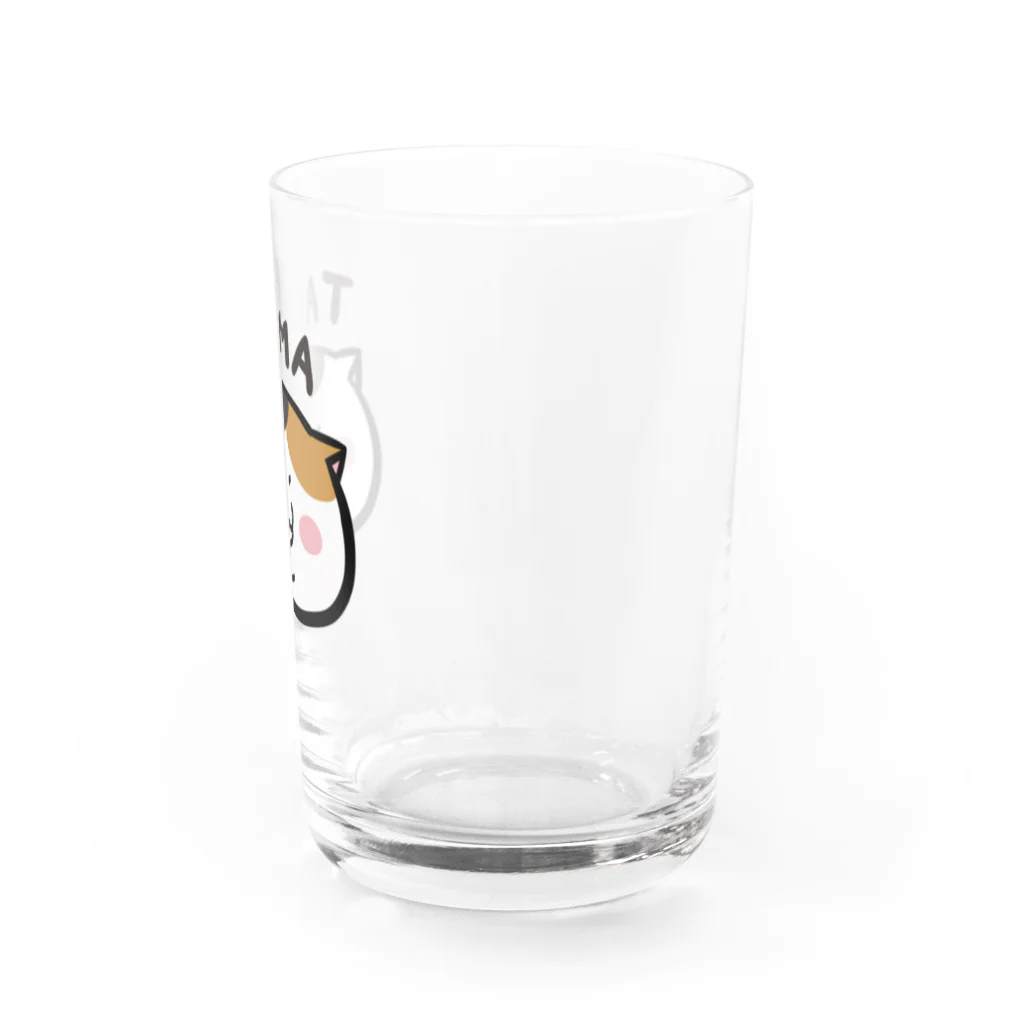 猫のミケランジェロの猫のたまグラス グラス右面