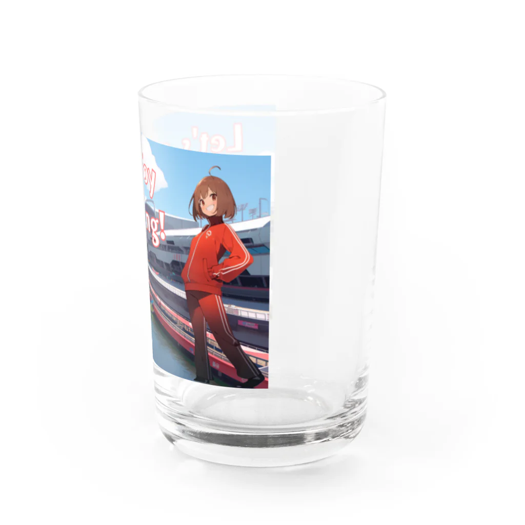 競艇デザイングッズ専門”BOATRACE SHOP”のボートレースを楽しもう Water Glass :right