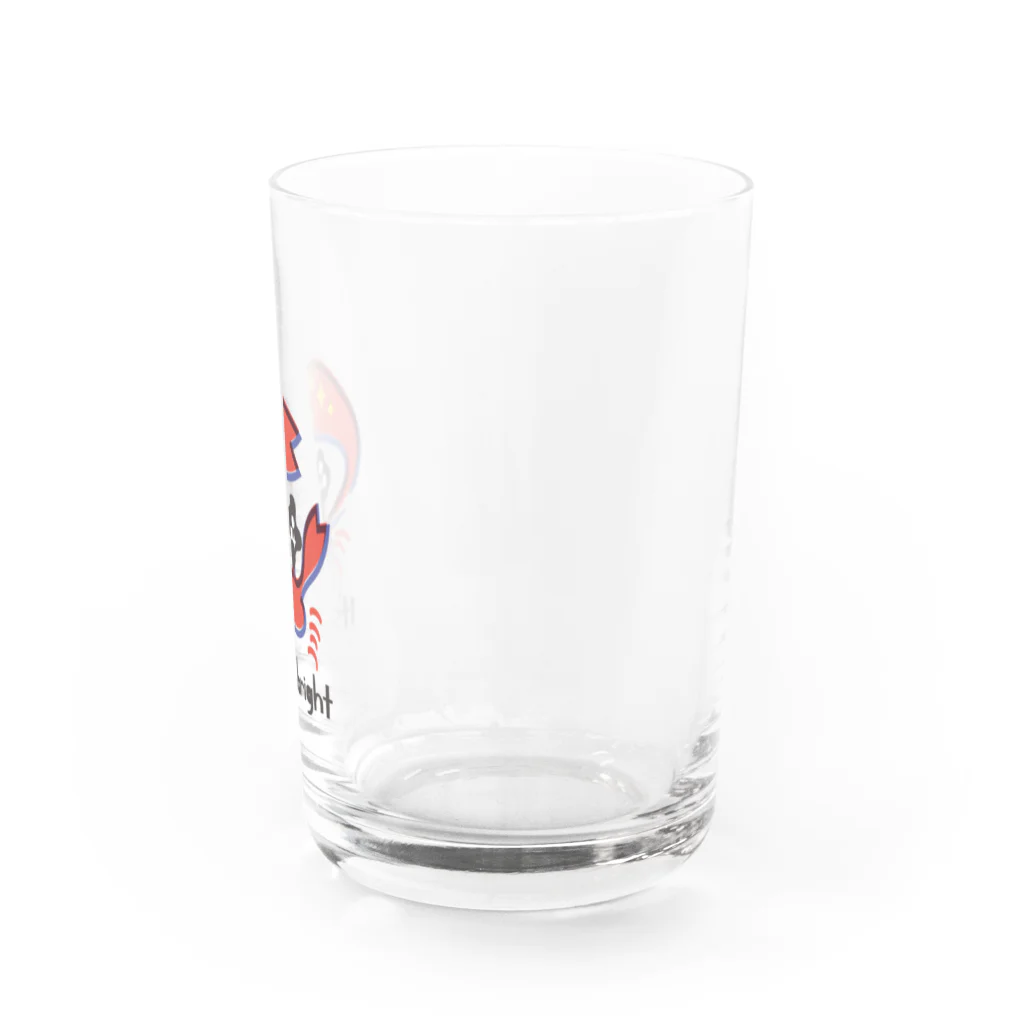 dimorphothecaのまぶしいカニさん Water Glass :right