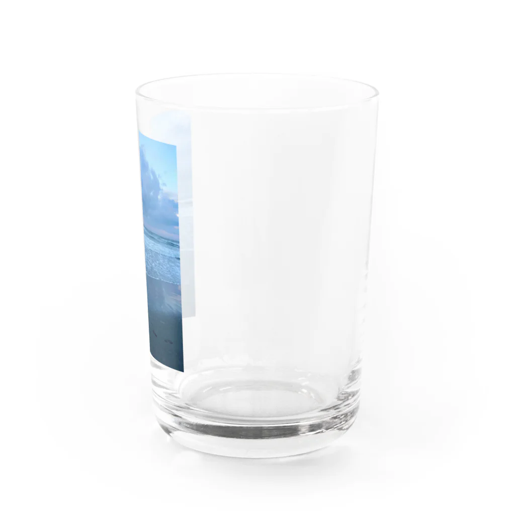 豊風本舗の夏の九十九里浜の浜辺　３ Water Glass :right