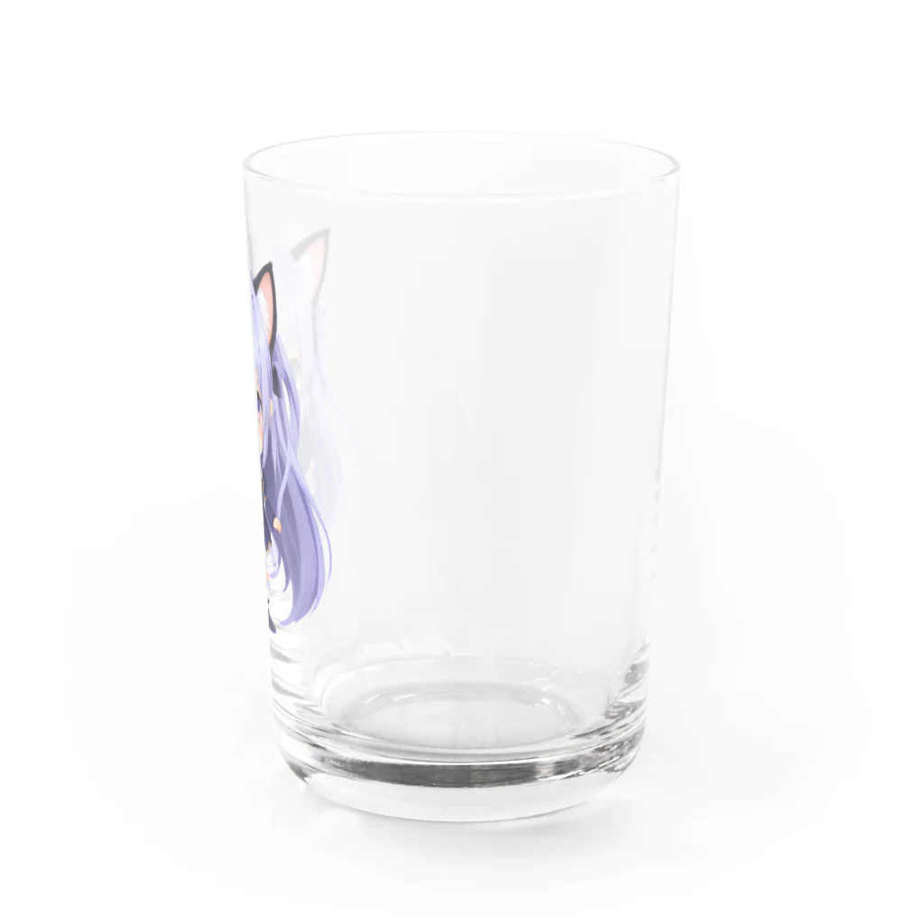 KAZAHANAのネコ耳ふぅちゃん Water Glass :right