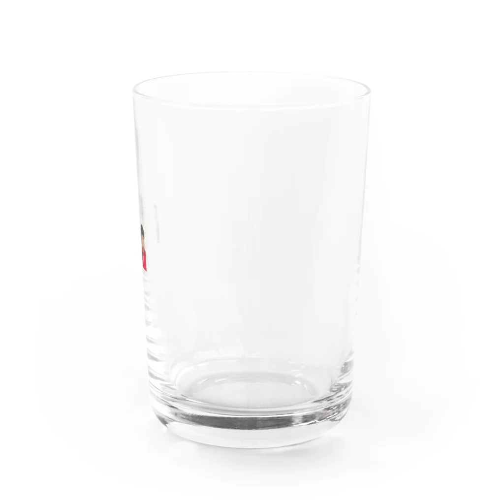 ランディーのアイデア部屋のゴリラand顔デカグッズ🦍🦍🦍ウホホ Water Glass :right