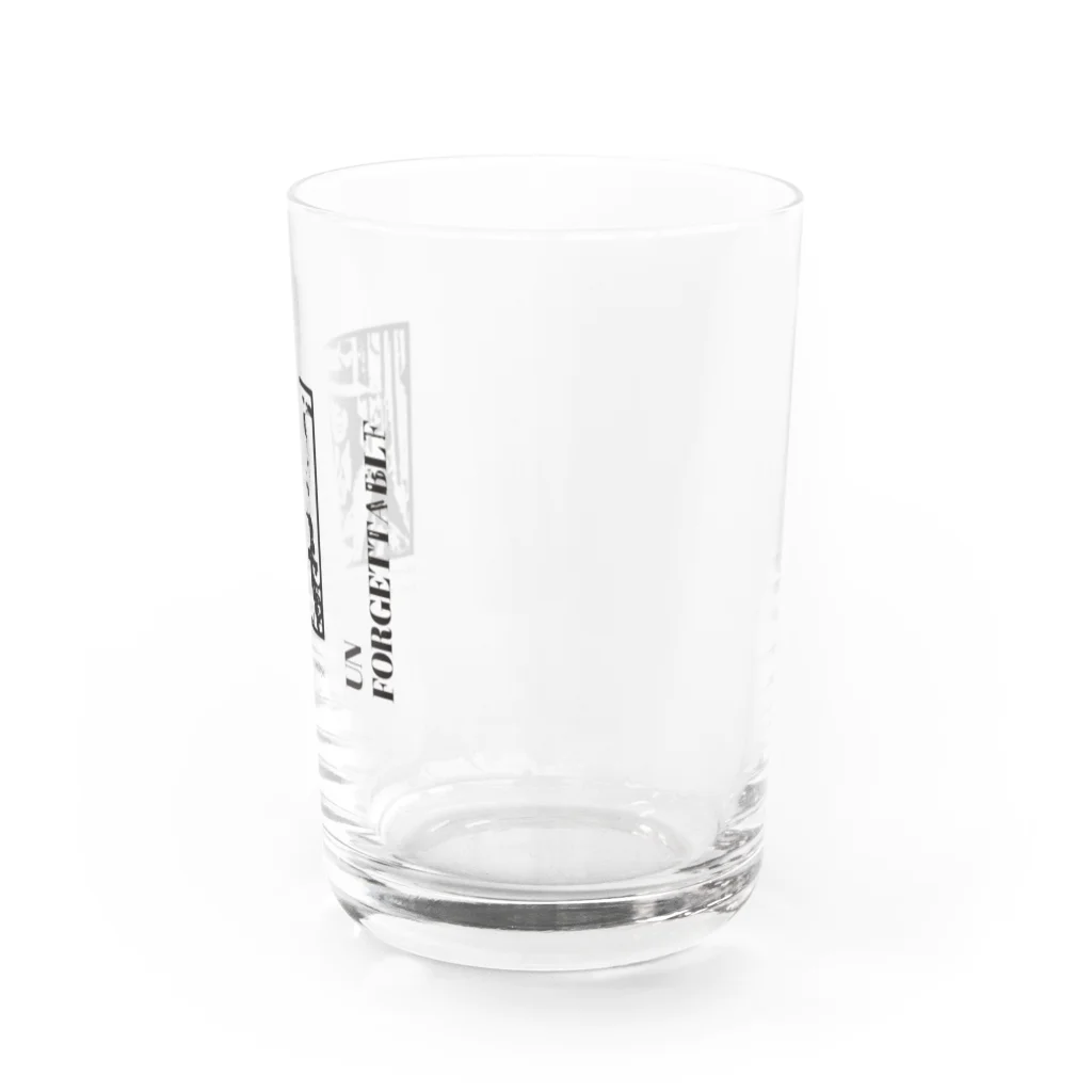 toka&viviのななめ帽子のスーツくん（クリア） Water Glass :right