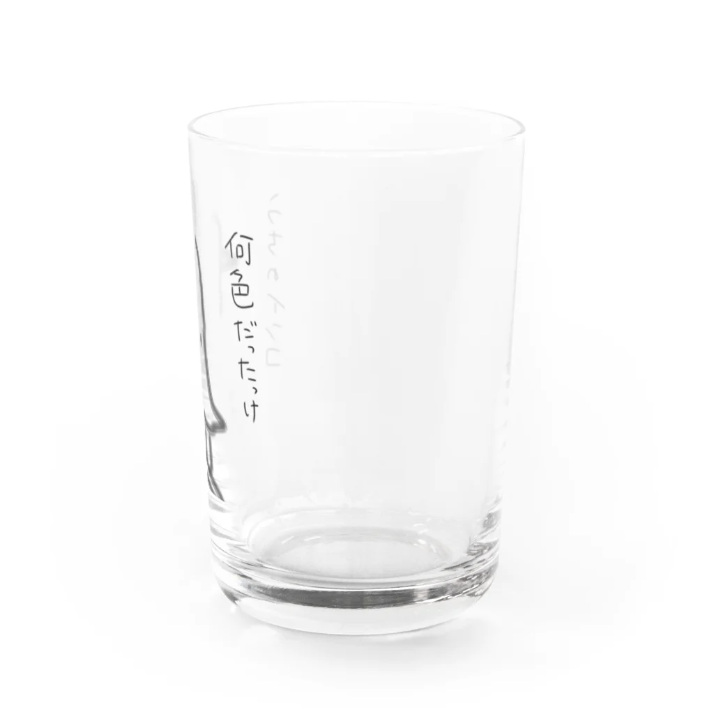 思い出屋さんの色を失ったインコ Water Glass :right