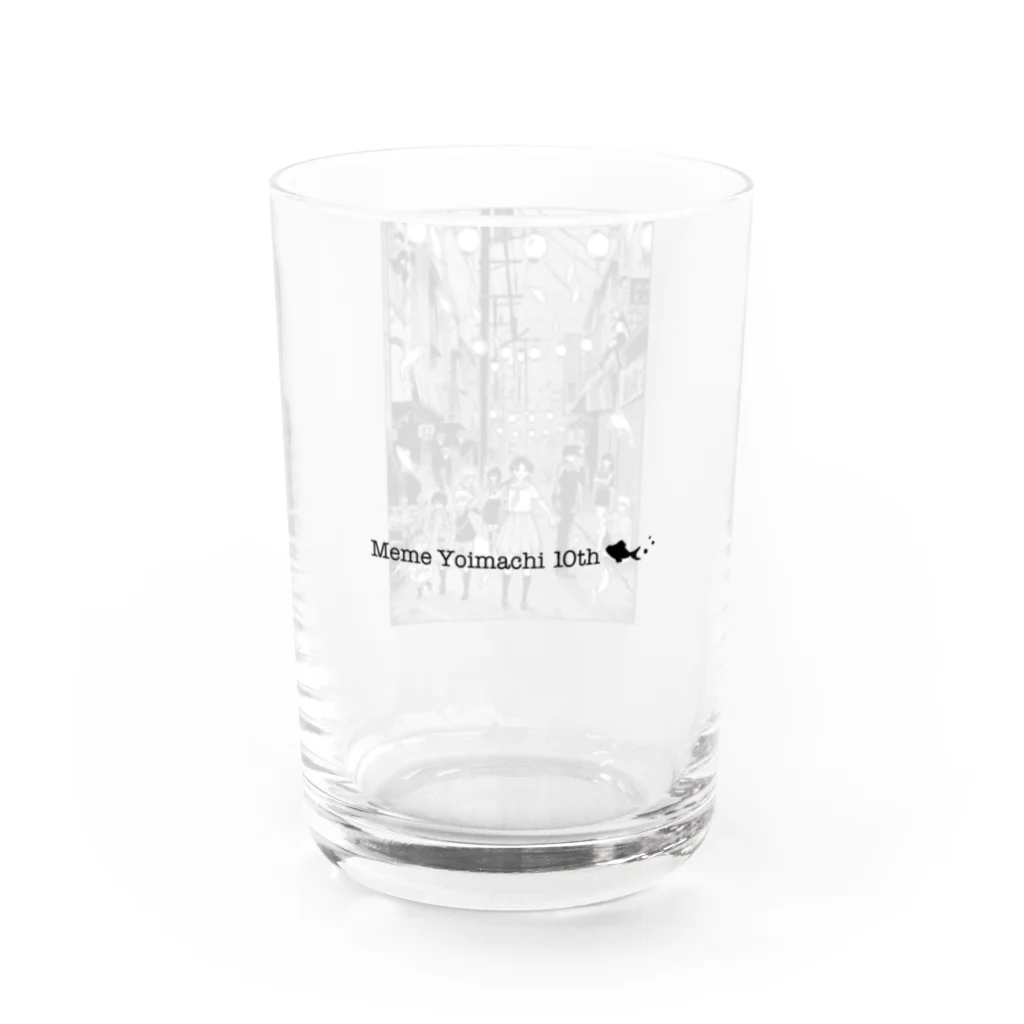 くらやみ横丁グッズ商店の宵町めめ画業10周年記念グラス Water Glass :right