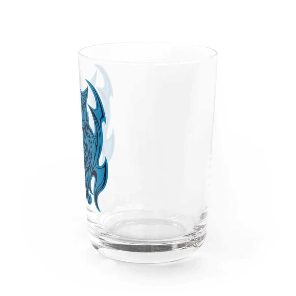 Tribal 70 Designのミミズク（フクロウ）② Water Glass :right