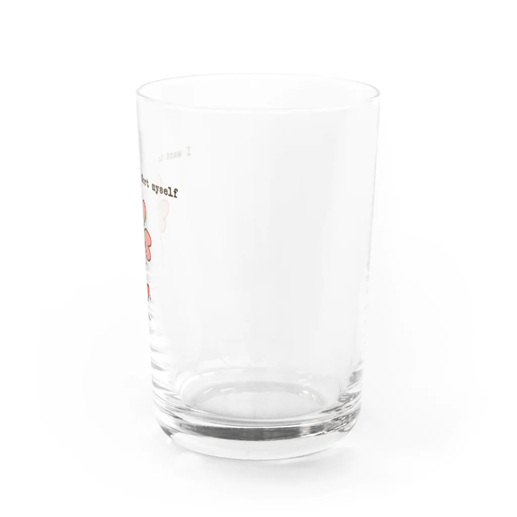 fragile×××のI want to comfort myself Water Glass :right