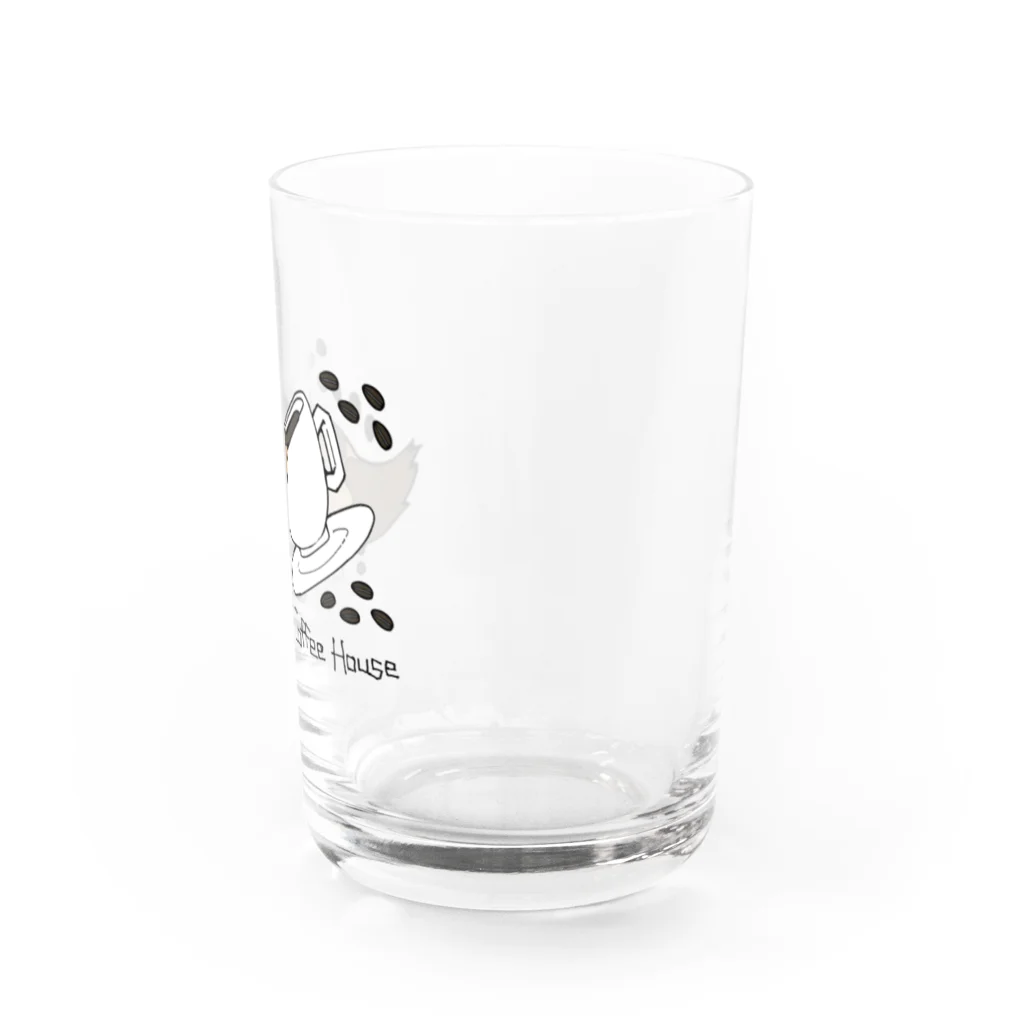 Gam.のGamsCoffeeHouseロゴ Water Glass :right