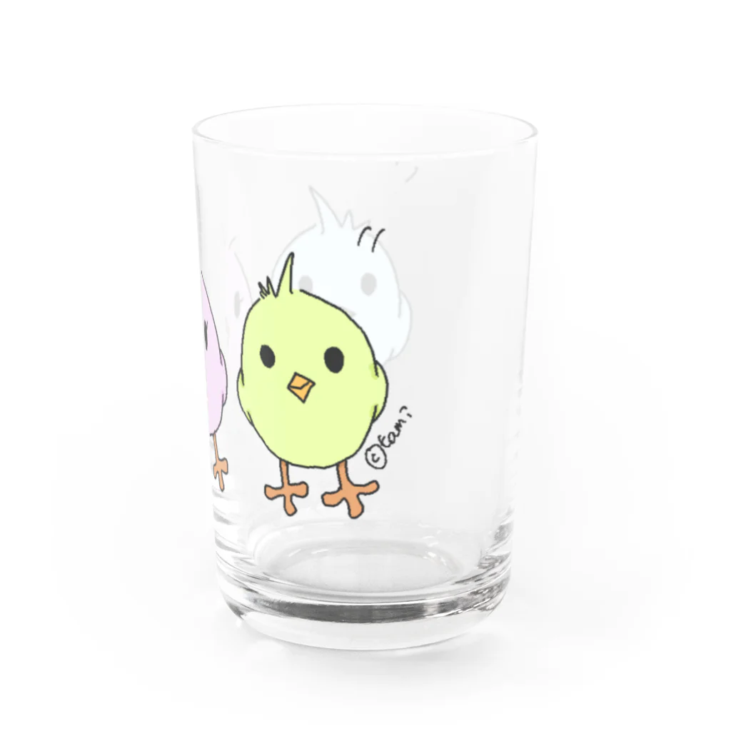 たみ★ずかんのカラーピヨコズ Water Glass :right