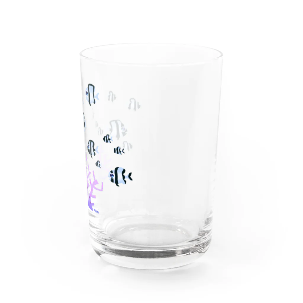 栗坊屋のいろいろリュウキュウスズメダイ Water Glass :right