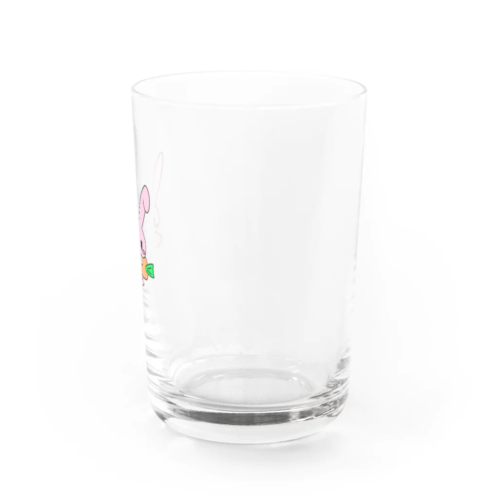 ムスっと！のムスっとうさちゃん Water Glass :right