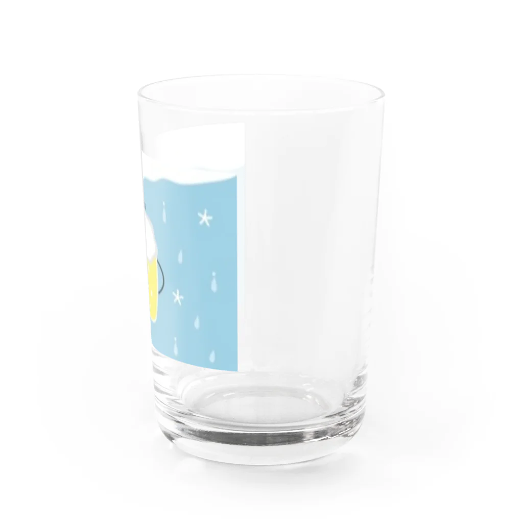 雪見だいふくの今夜のビール Water Glass :right