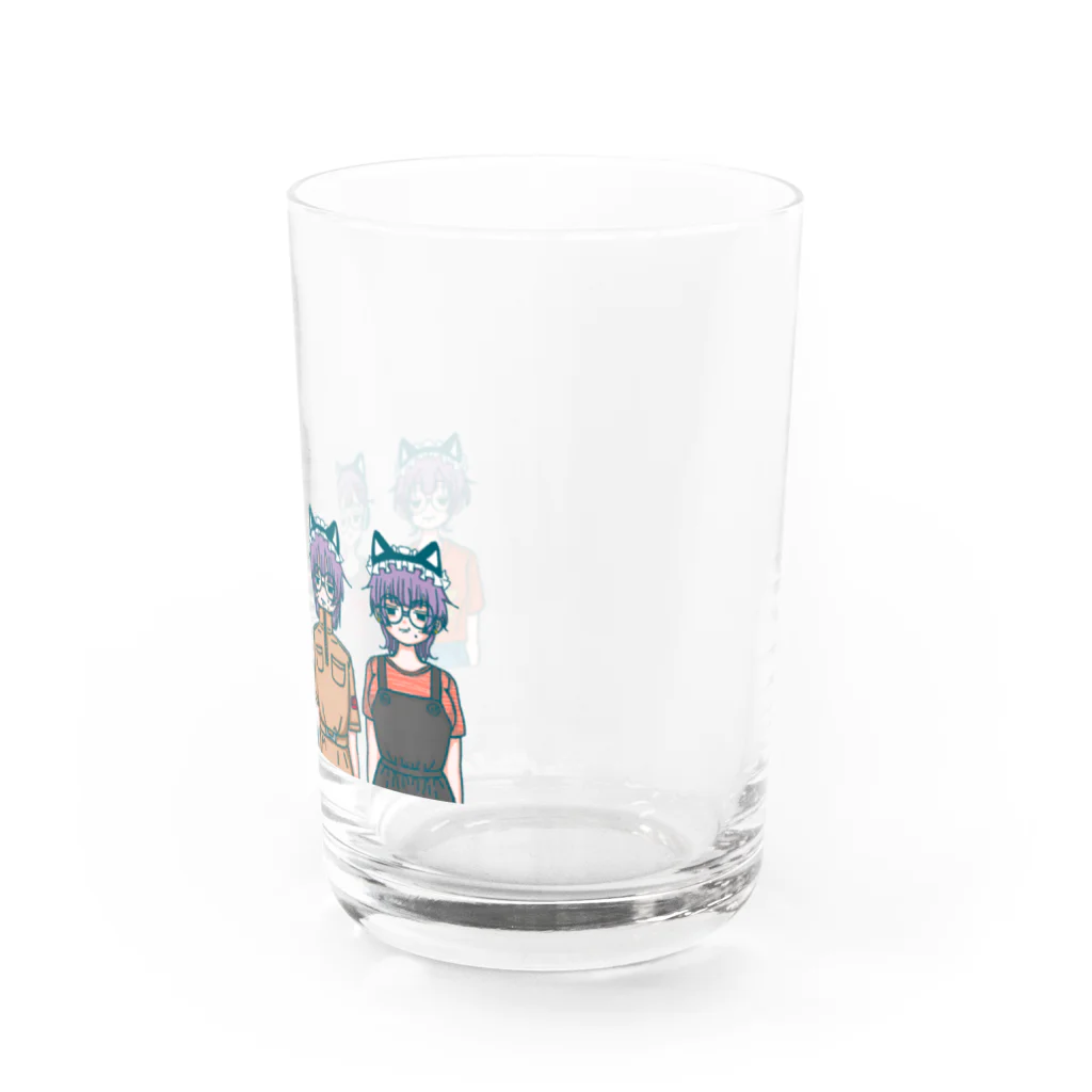 酒丸酔子🐱🍺の夏服の酒丸酔子 Water Glass :right