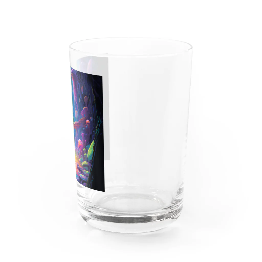 violetpennes23のカエルの洞窟 Water Glass :right