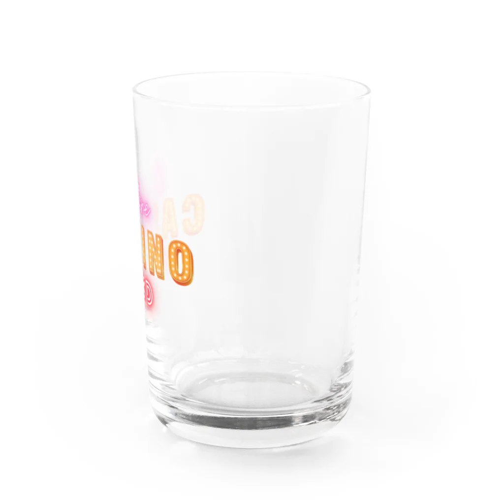 casino_godのCASINO GODオリジナルロゴグッズ Water Glass :right