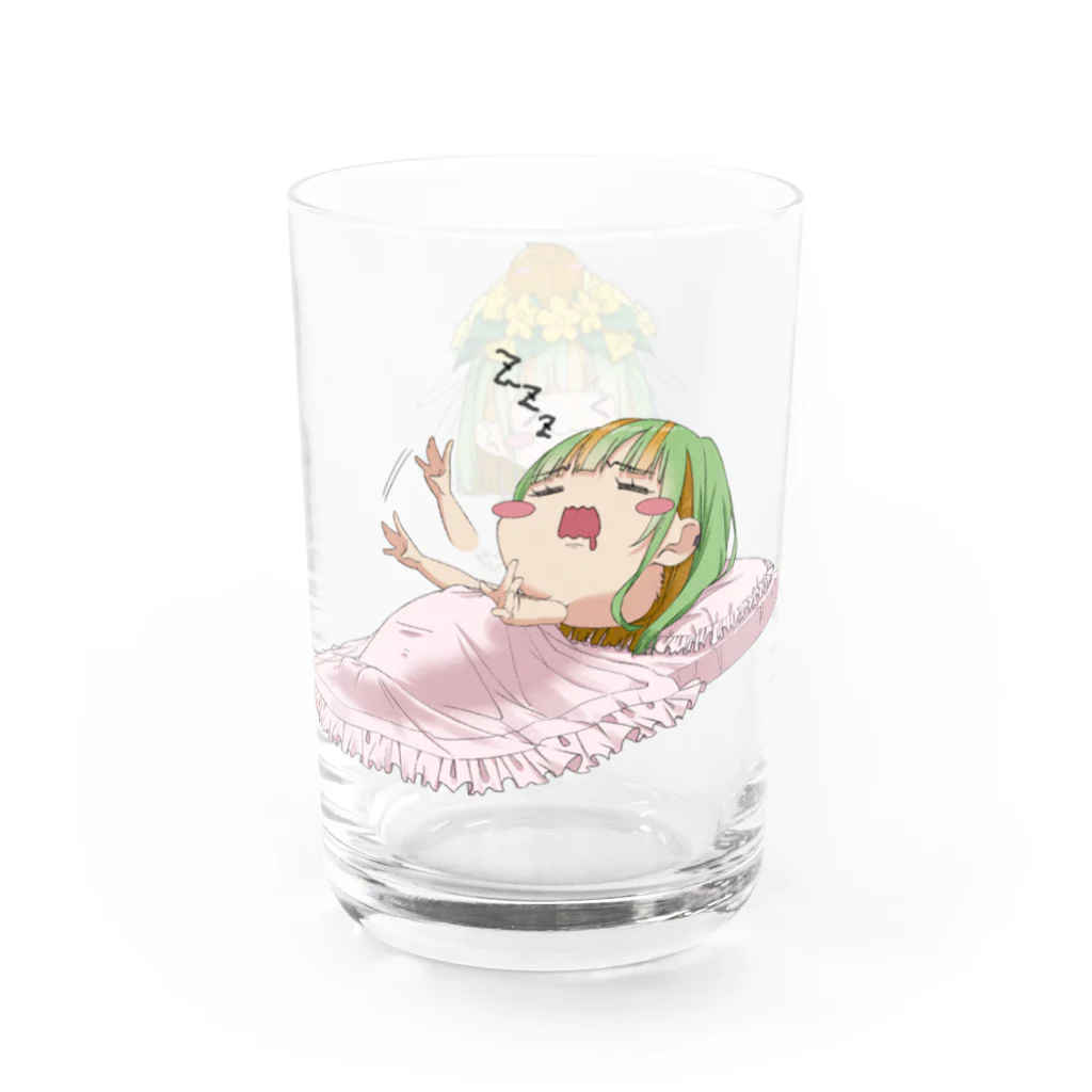 神無月りさ子🎃✨のほめまち、うなされりさ子 Water Glass :right