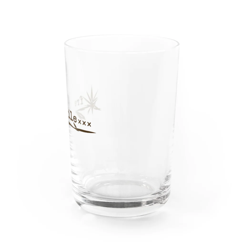 fragile×××のデザインロゴ02 Water Glass :right