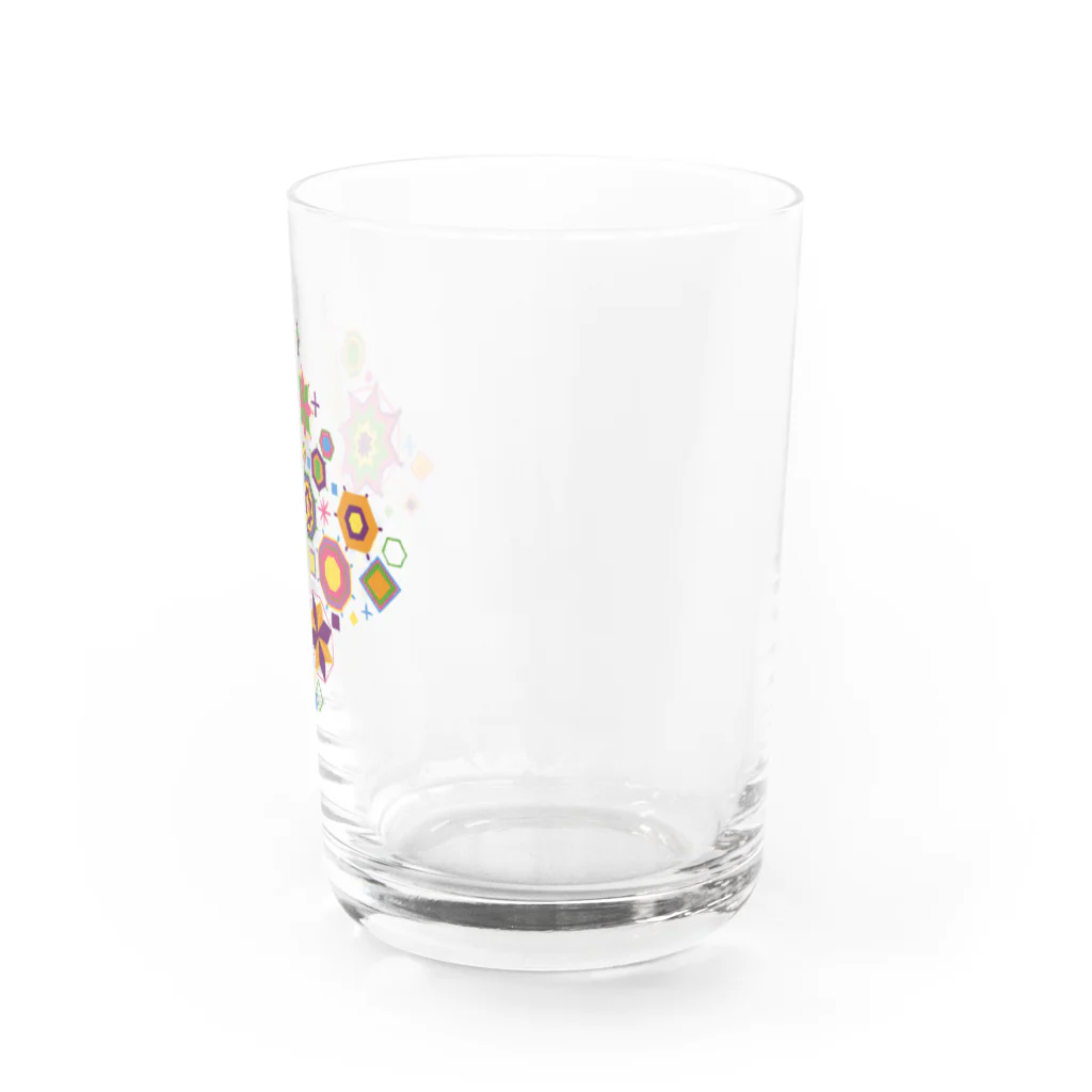 IZANAMI by Akane Yabushitaの東南アジアのチャーム（モン族カラー） グラス右面