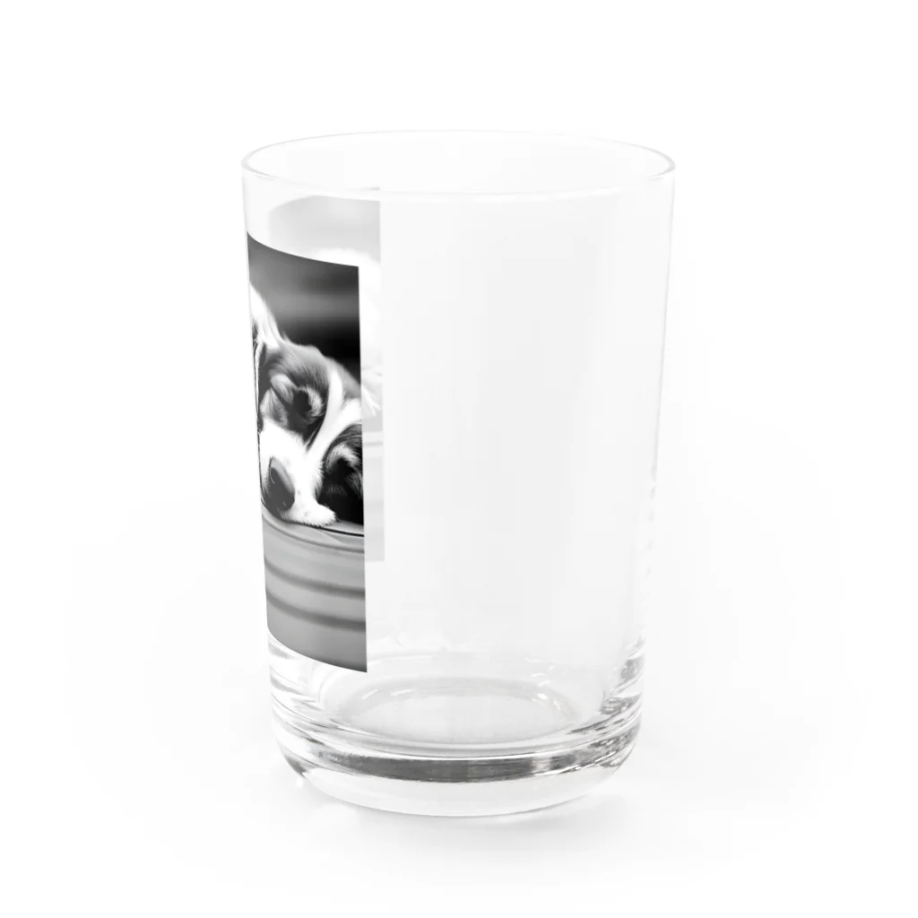 BuzzBuyの癒しのふわふわ昼寝犬コレクション Water Glass :right