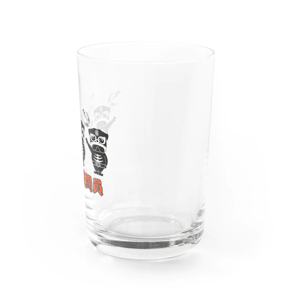 ateliersunrise_kenkenのパグ戦闘員 Water Glass :right