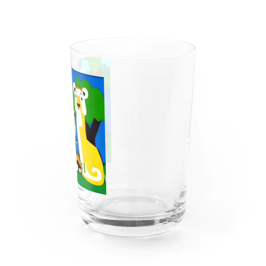 にゃんこショップのレインボーアニマル Water Glass :right