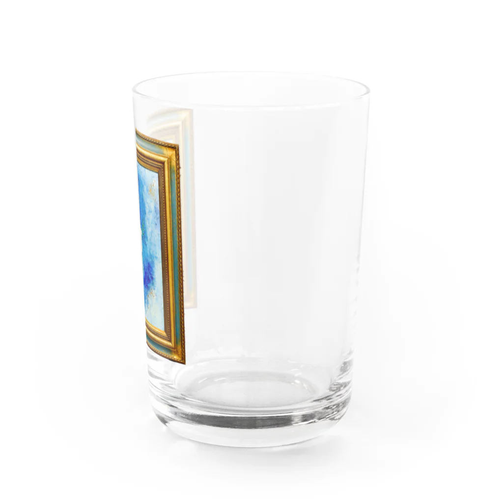 designworldの新しい地球へ飛び立つ平和のハト Water Glass :right