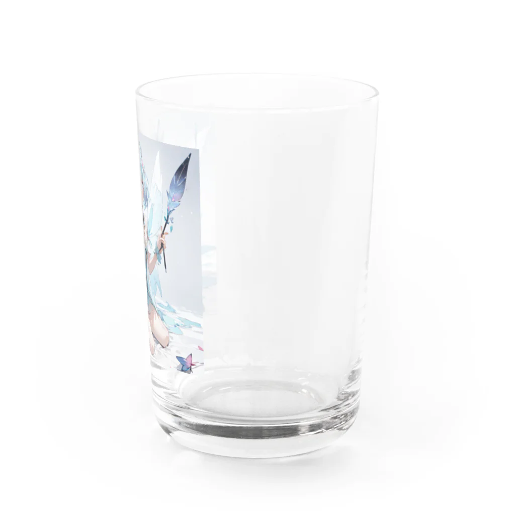 ロイ@イラストレーターHEXANFT販売美麗イラスト描きますの氷の妖精 Water Glass :right