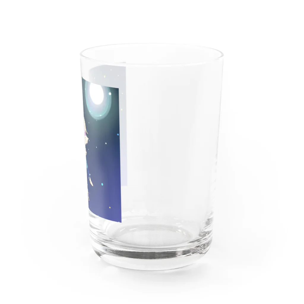 可愛いトレジャーの流れ星 Water Glass :right