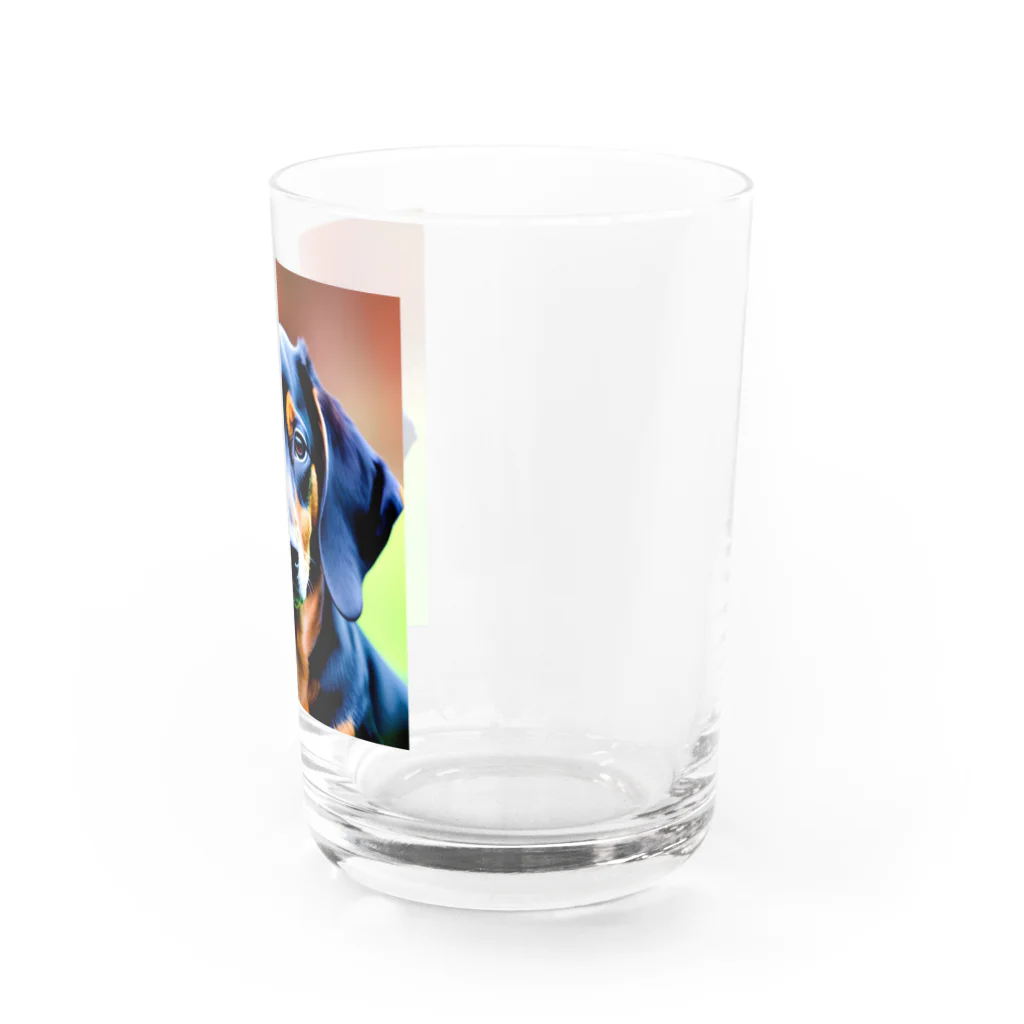 KaSumi's shopのドヤ顔ダックスフンド Water Glass :right