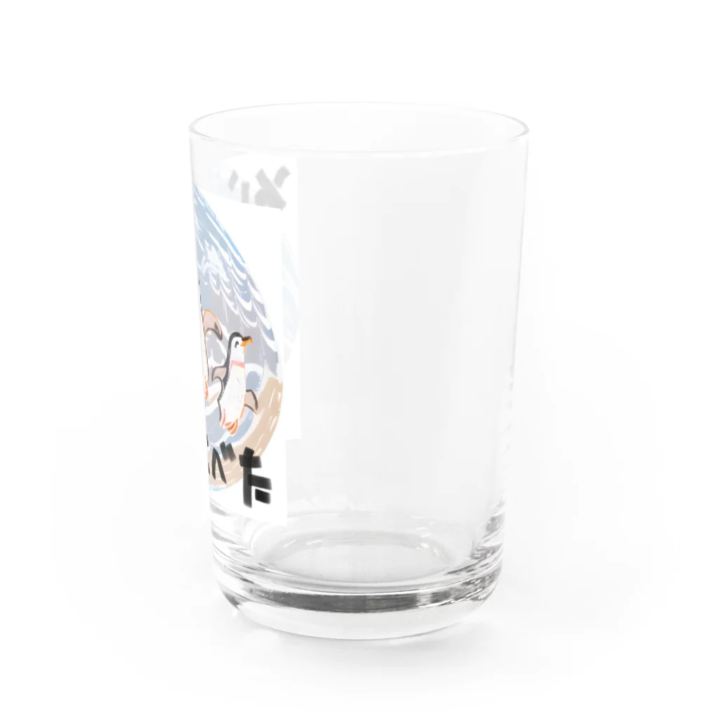 ゲレゲレの空飛ぶペンギン Water Glass :right