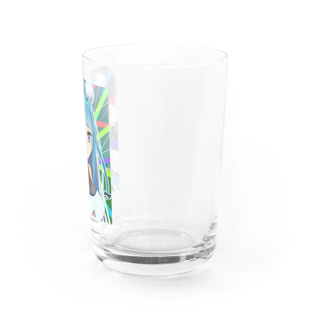 chicodeza by suzuriのピースガール Water Glass :right