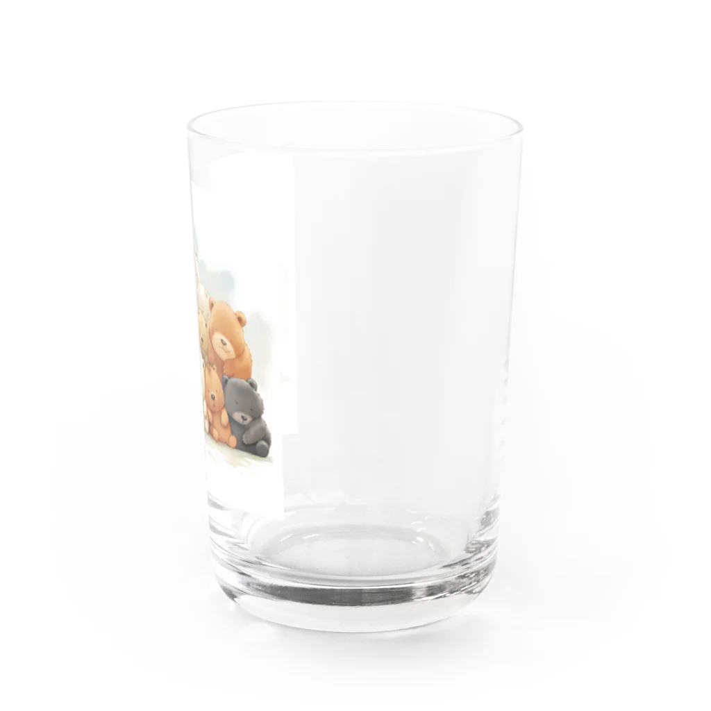 ロイの楽しいデザイン屋さんのぬいっとクマ Water Glass :right