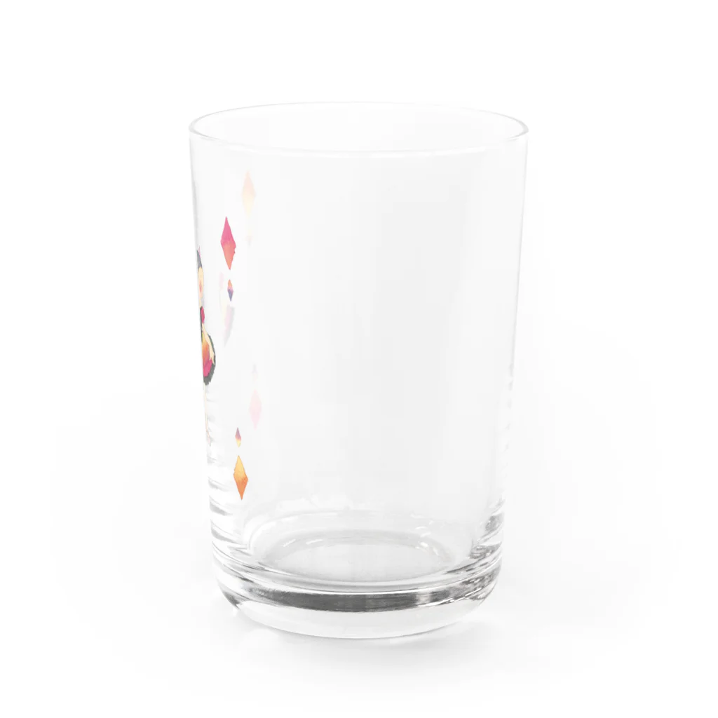 IROnoMADOのピエロちゃん Water Glass :right